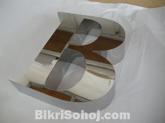 Stainless Steel Letters Signage Maker in Dhaka